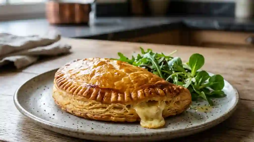 Chaussons croustillants au Comté fondu - Photo de présentation