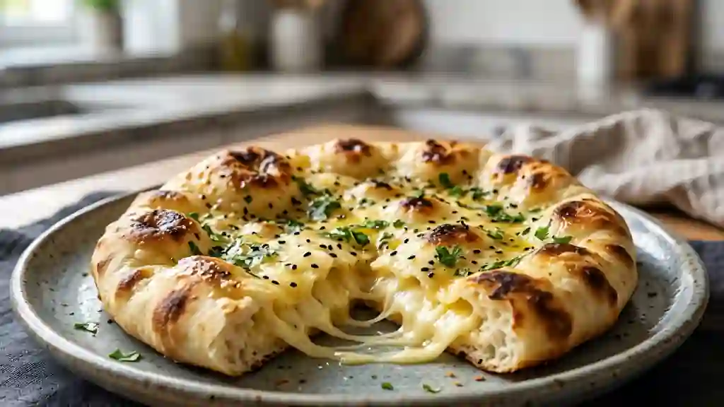 Cheese Naan Moelleux au Cœur Coulant - Photo de présentation