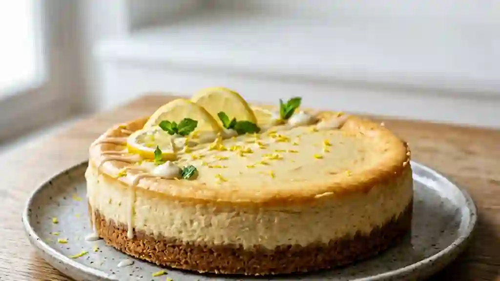 Cheesecake Citronné Ultra-Crémeux - Photo de présentation