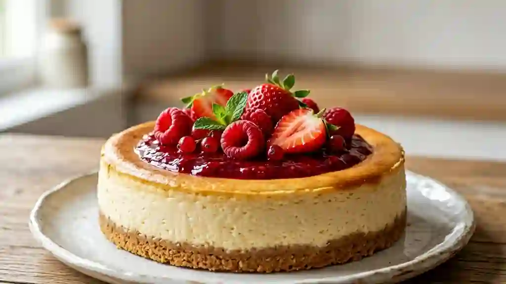 Cheesecake Fondant à la Vanille - Photo de présentation