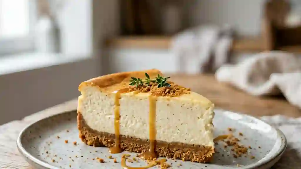 Cheesecake fondant au spéculoos - Photo de présentation
