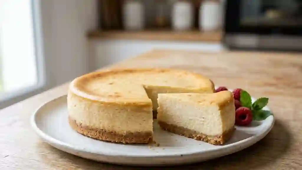 Cheesecake Fondant à la Vanille - Photo de présentation