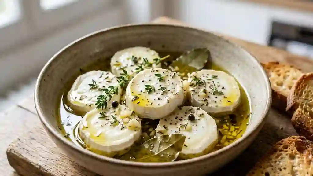 Palets de chèvre fondants aux herbes de Provence - Photo de présentation