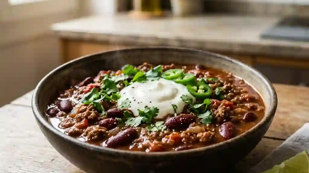 Chili con carne express et parfumé - Photo de présentation