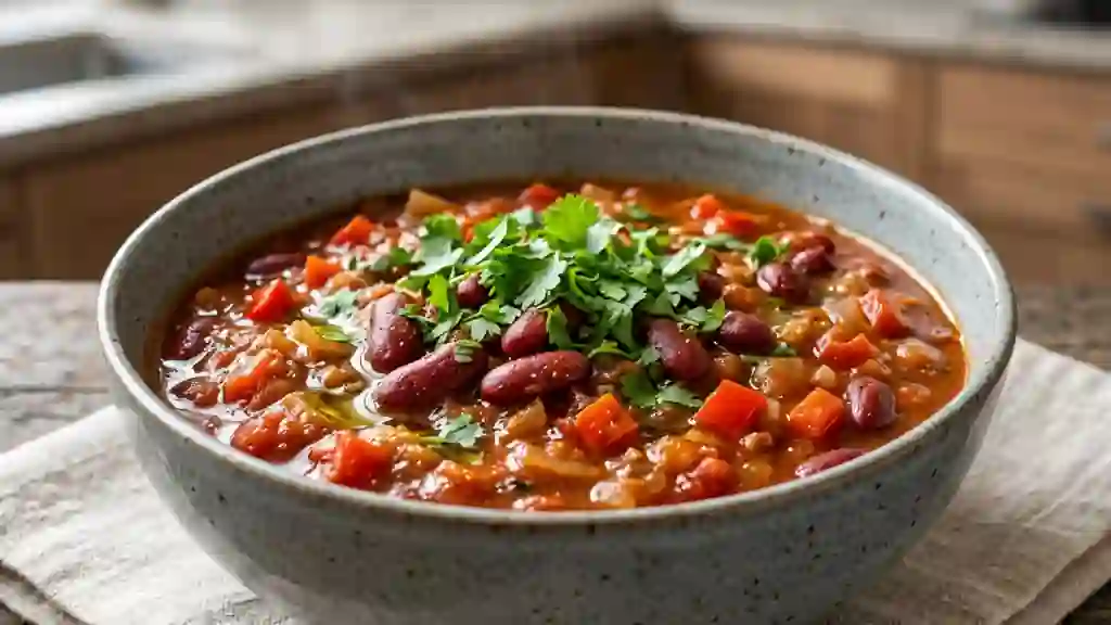 Chili Vegan Fondant aux Épices Douces - Photo de présentation