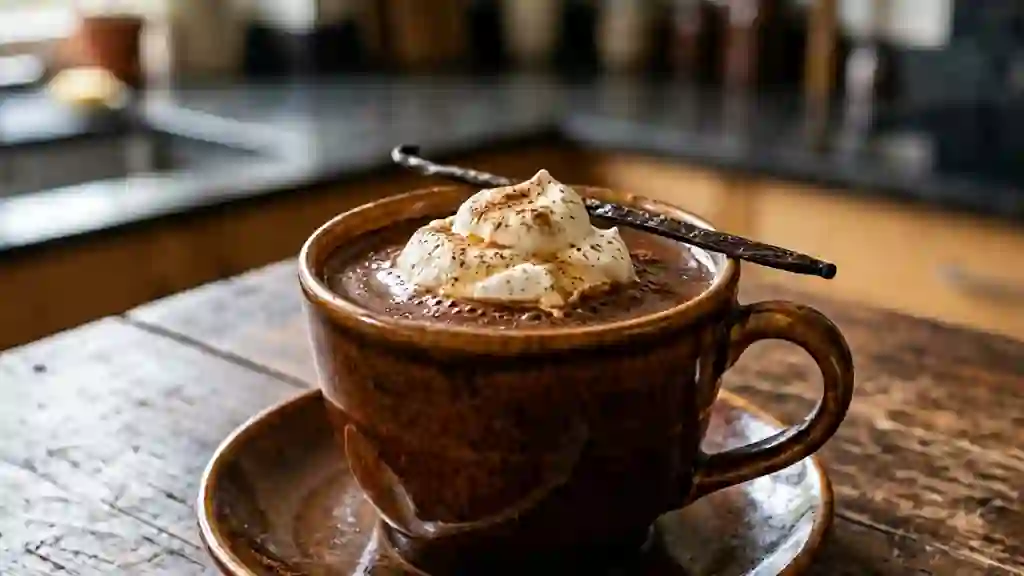 Chocolat chaud créole onctueux et épicé - Photo de présentation