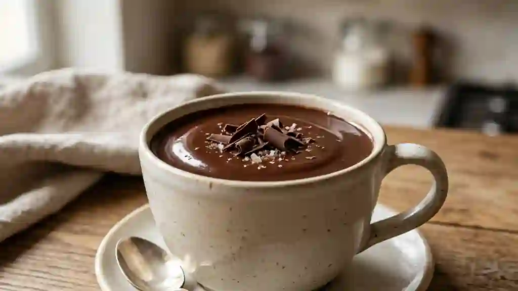 Chocolat chaud onctueux et velouté - Photo de présentation