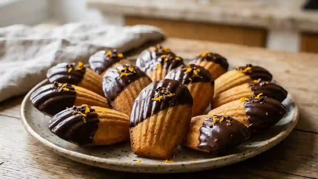 Madeleines Chocorangettes Moelleuses - Photo de présentation