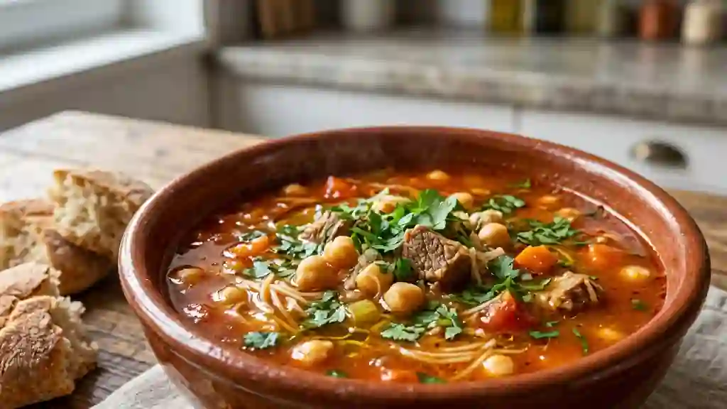 Chorba fondante à l'agneau et épices - Photo de présentation