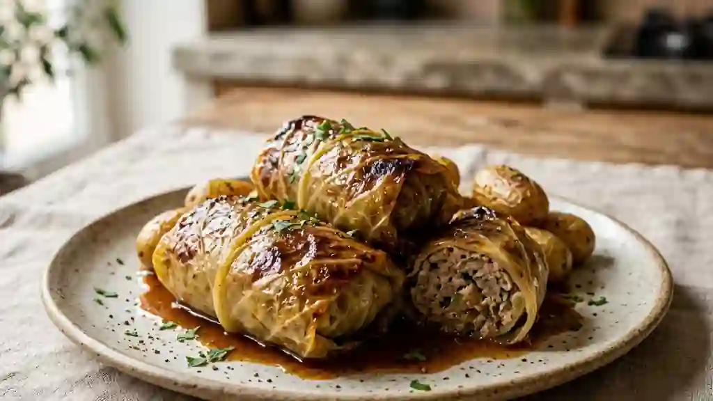 Chou farci fondant à l'auvergnate - Photo de présentation
