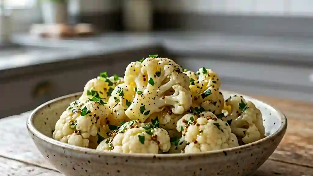 Chou-fleur croquant mariné à l'ancienne - Photo de présentation