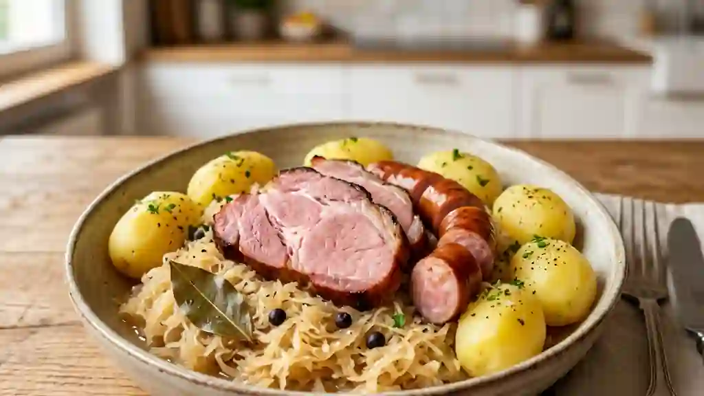 Choucroute Fondante à la Palette Fumée - Photo de présentation