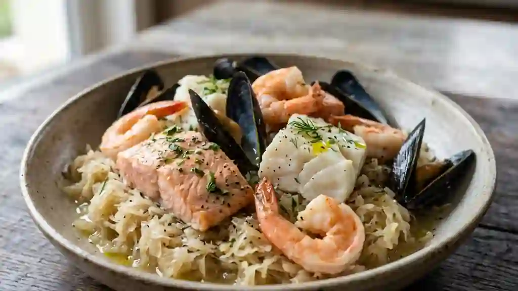 Choucroute de la Mer Iodée et Fondante - Photo de présentation