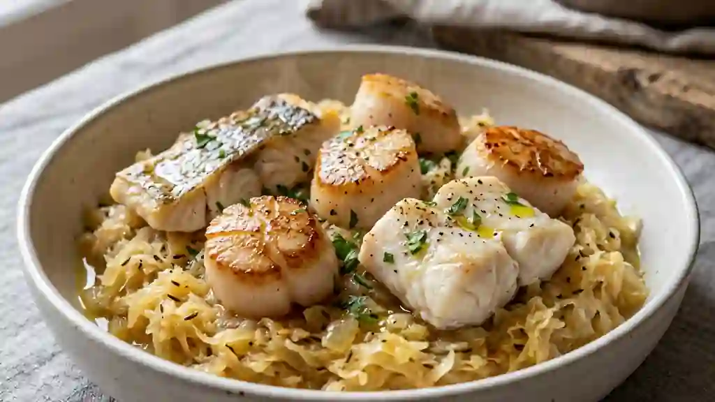 Choucroute de la mer fondante et iodée - Photo de présentation