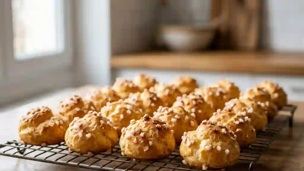 Chouquettes Dorées au Sucre Perlé - Photo de présentation