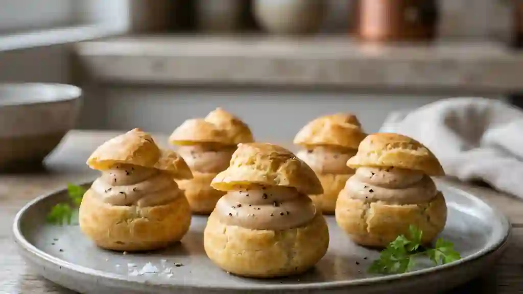 Choux au foie gras - Photo de présentation