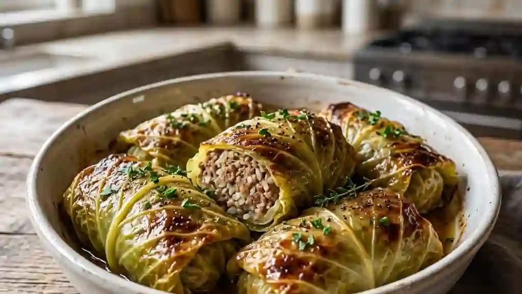 Choux farcis fondants au cœur charnu - Photo de présentation
