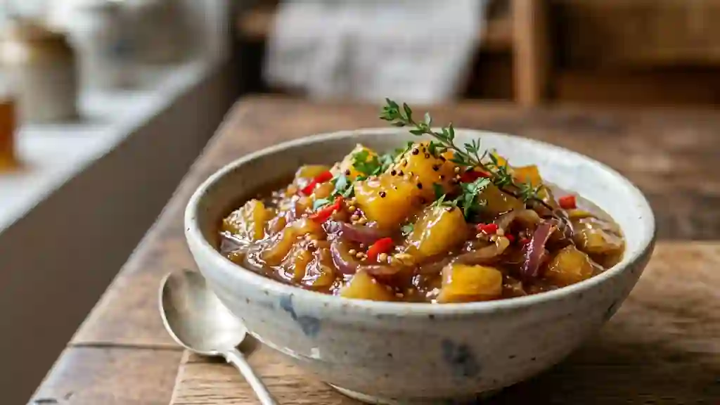 Chutney d'ananas au miel : fondant et pimenté - Photo de présentation
