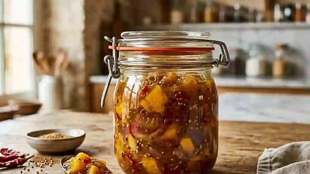 Chutney de mangue acidulé et fondant - Photo de présentation