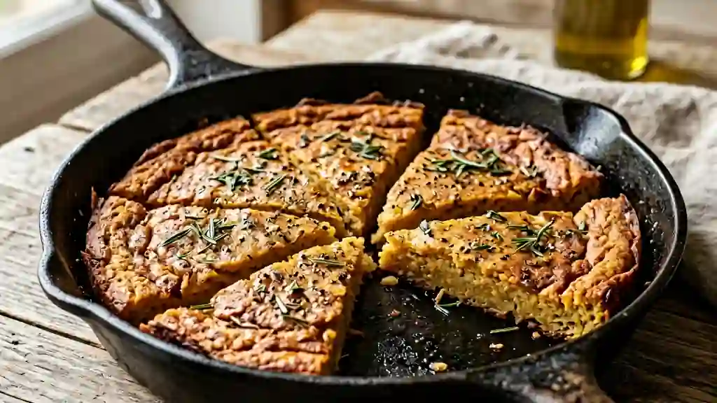 Ciccena : Galette Croquante aux Pois Chiches - Photo de présentation
