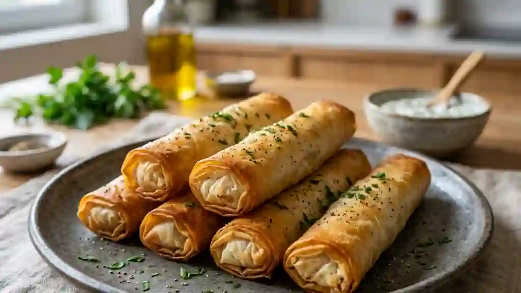 Cigares craquants au brebis fondu - Photo de présentation