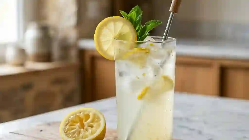 Citronnade givrée et intensément acidulée - Photo de présentation