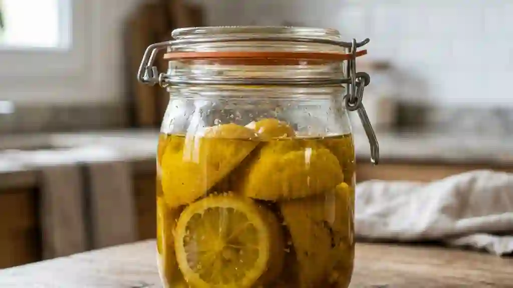 Citrons confits ultra-fondants au sel et huile - Photo de présentation