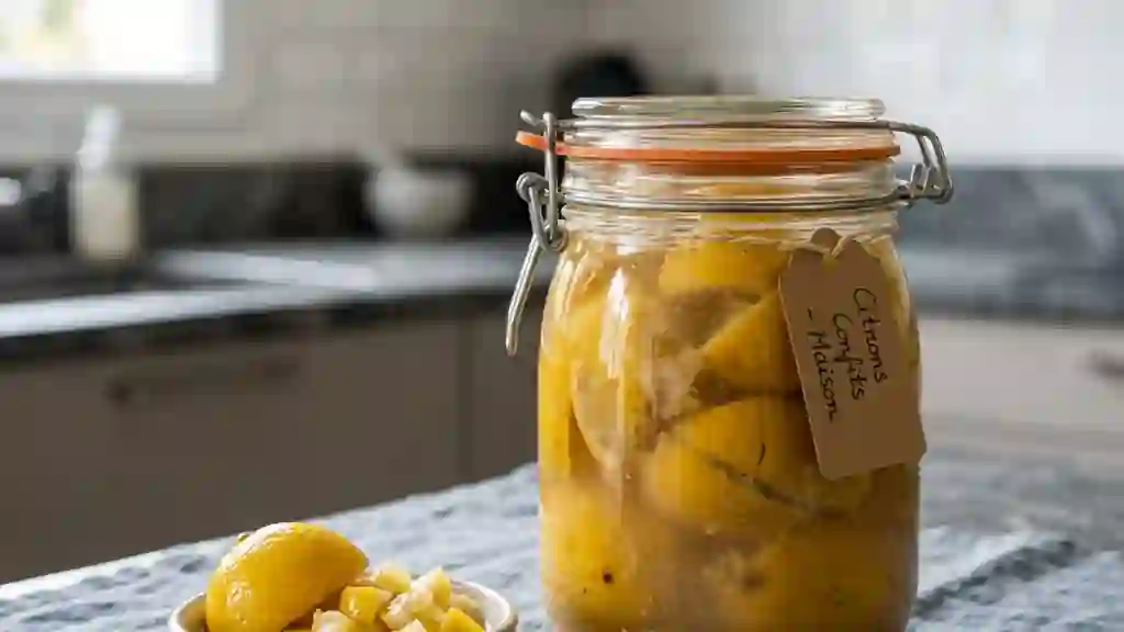 Citrons confits au sel : écorces fondantes - Photo de présentation