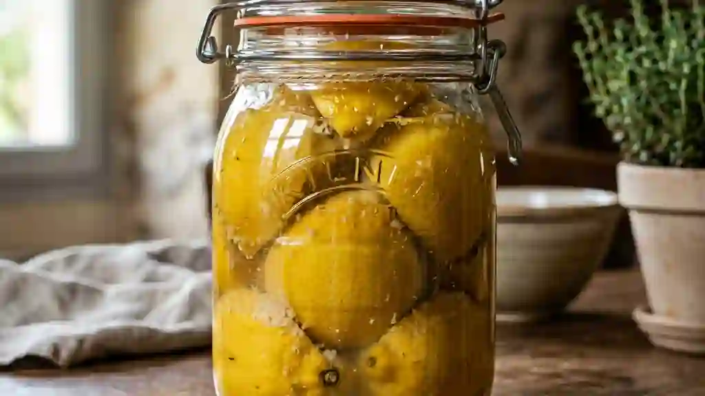 Citrons confits fondants au sel marin - Photo de présentation