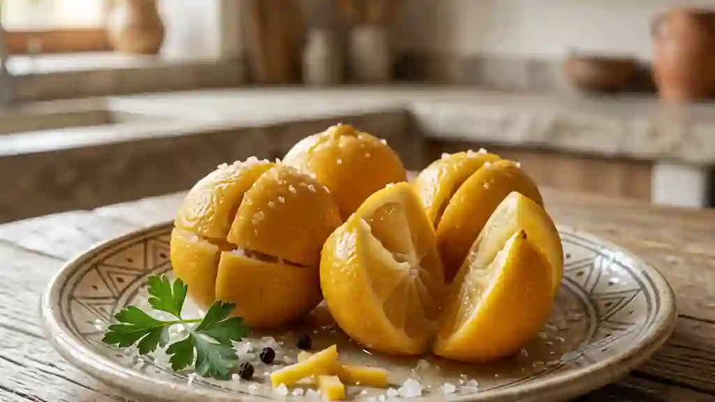 Citrons confits fondants à la marocaine - Photo de présentation