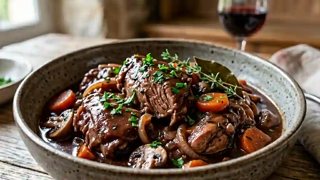 Civet de lapin fondant et sauce onctueuse - Photo de présentation