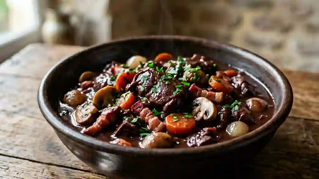 Civet de Marcassin Fondant au Vin Rouge - Photo de présentation