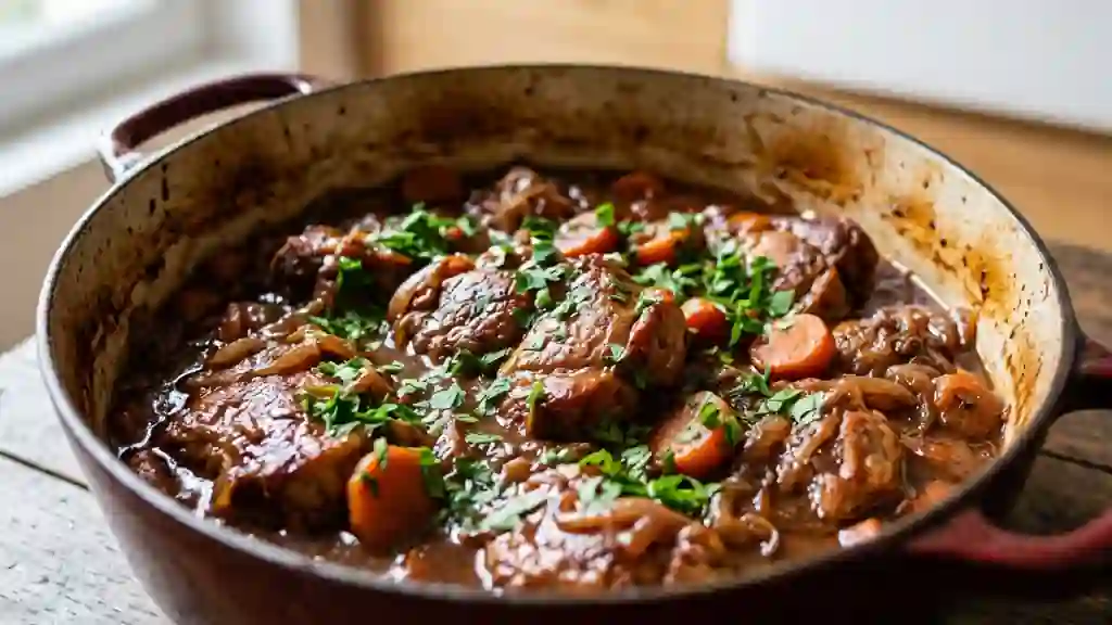 Civet de porc fondant à la portugaise - Photo de présentation