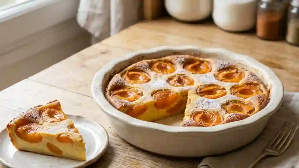 Clafoutis Moelleux aux Abricots Rôtis - Photo de présentation