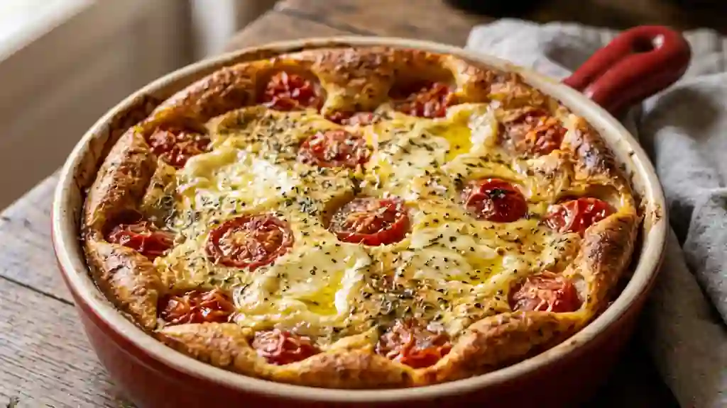 Clafoutis fondant Tomates et Saint-Marcellin - Photo de présentation