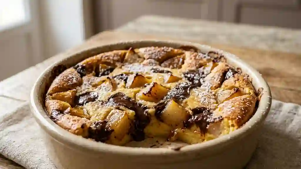 Clafoutis poire chocolat : le duo onctueux - Photo de présentation