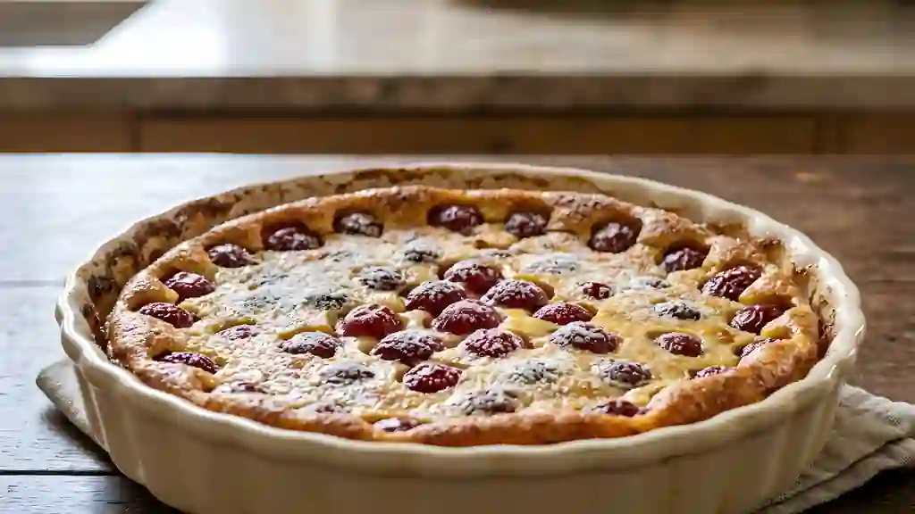Clafoutis Moelleux aux Cerises Entières - Photo de présentation