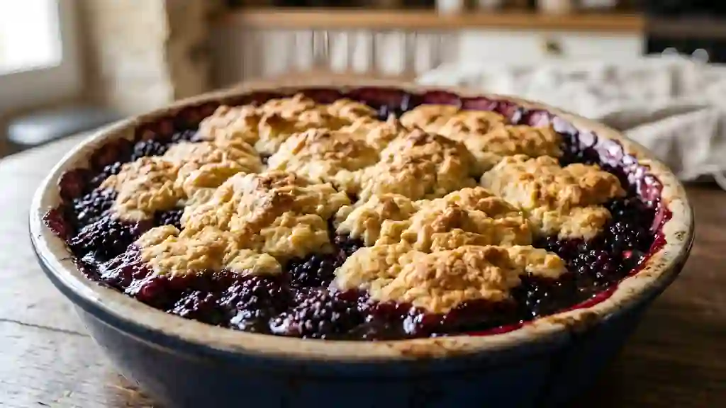 Cobbler aux mûres : fruité - Photo de présentation