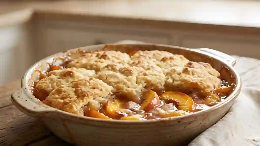 Cobbler aux pêches - Photo de présentation