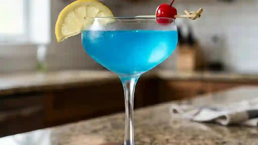 Blue Marie : Cocktail Azur et Citronné - Photo de présentation