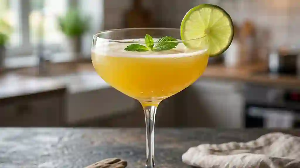 Cocktail du Caillou : Ananas Givré et Rhum - Photo de présentation