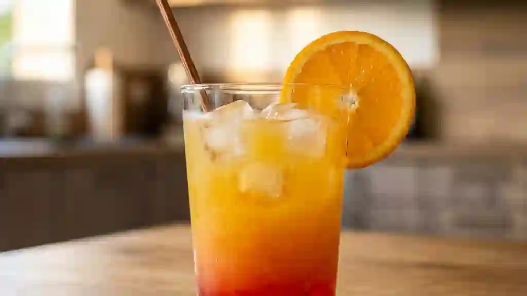 Cocktail Coucher de Soleil Givré - Photo de présentation