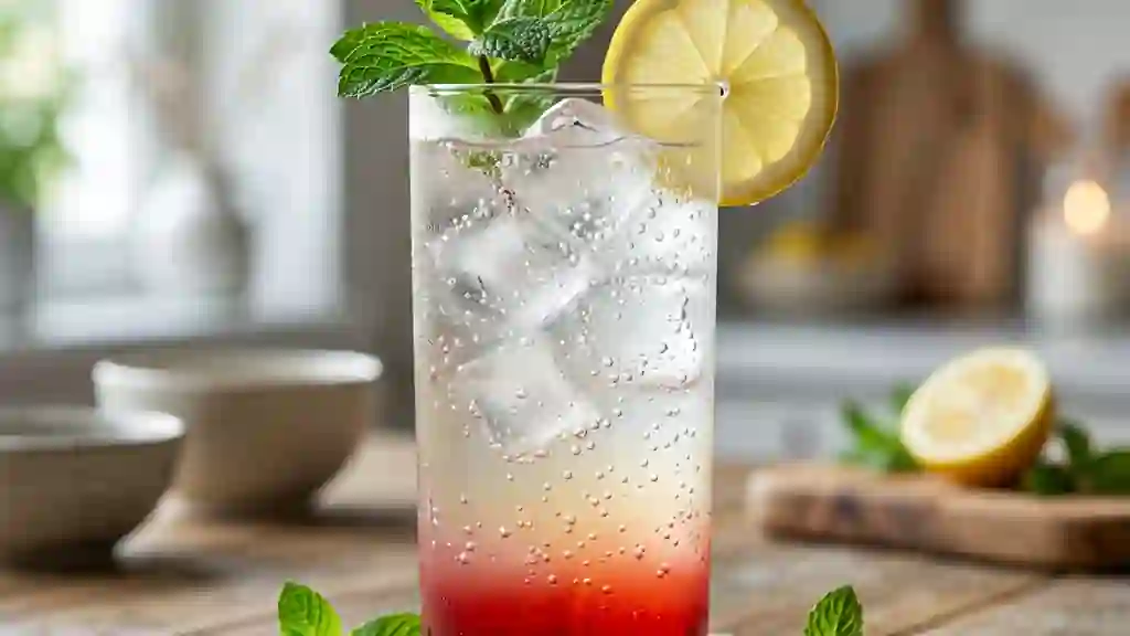 Genie Drink Pétillant Menthe-Grenadine - Photo de présentation