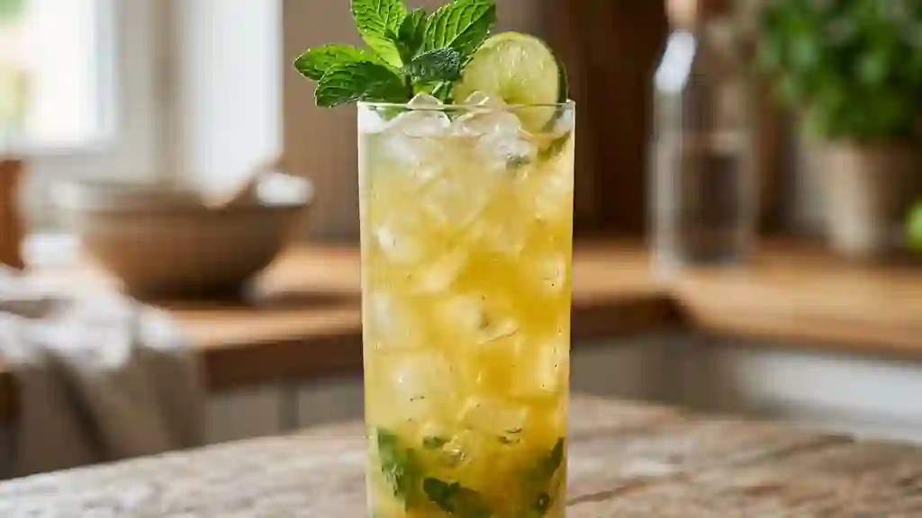 Méchant Zouk : Cocktail Exotique Ananas et Menthe - Photo de présentation