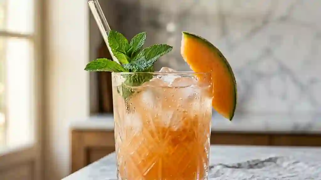 Cocktail Givré au Melon et Menthe - Photo de présentation