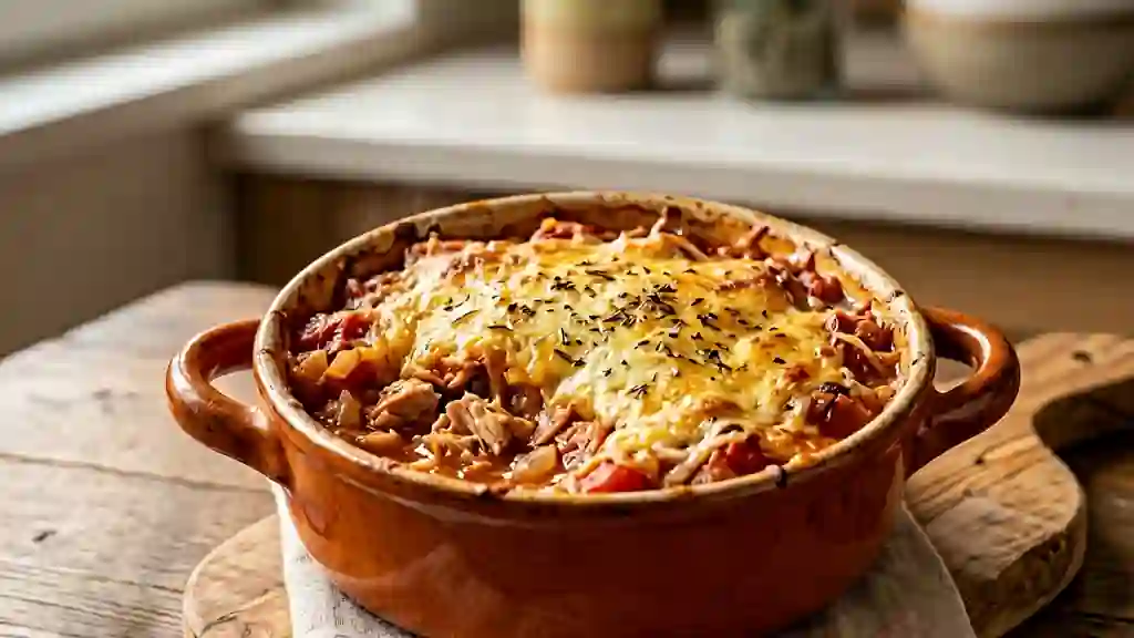 Gratin de thon fondant à la provençale - Photo de présentation
