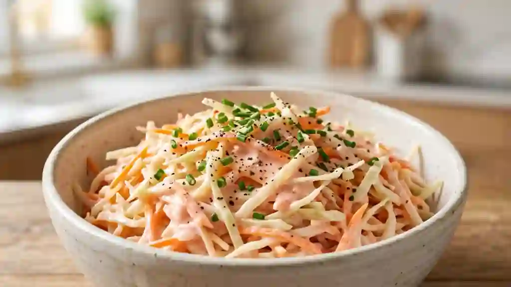 Coleslaw crémeux et croquant au ketchup - Photo de présentation