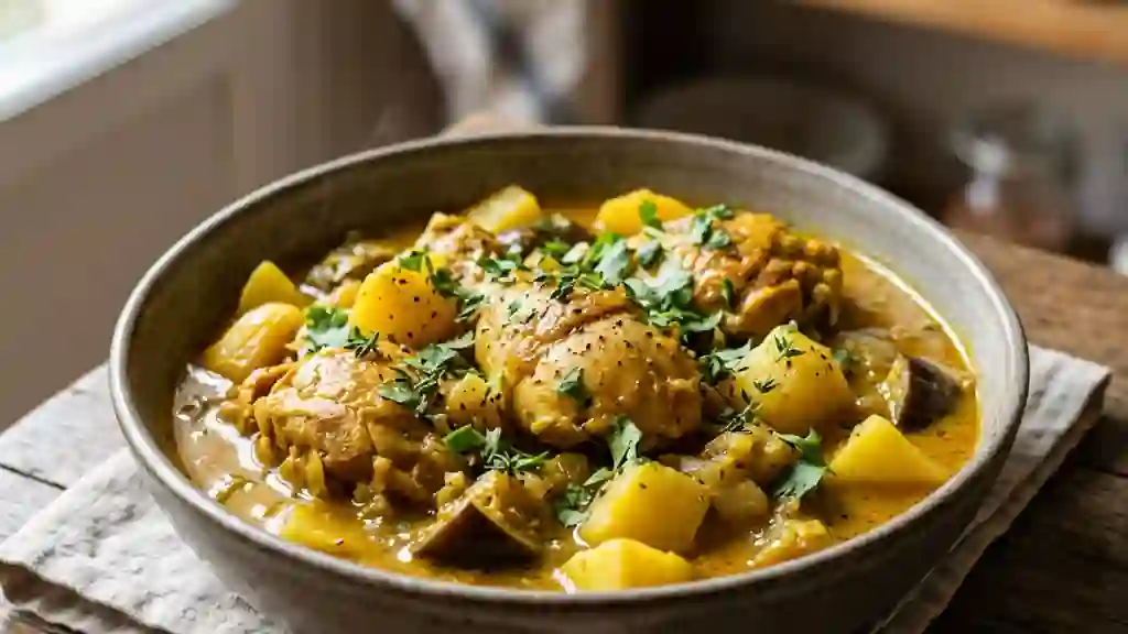 Colombo de poulet onctueux au lait de coco - Photo de présentation