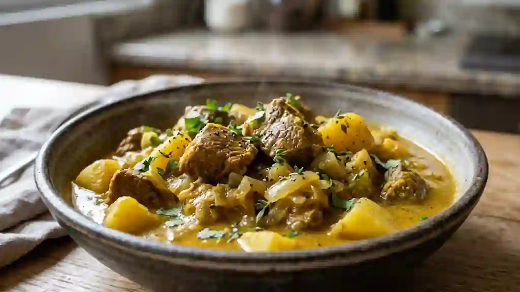 Colombo de veau fondant au lait de coco - Photo de présentation