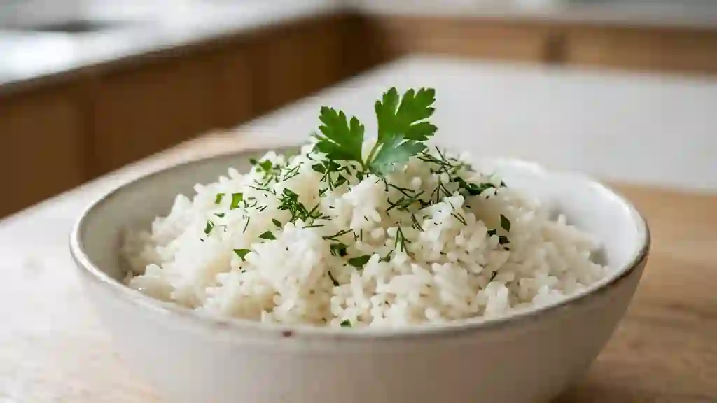 Riz blanc aérien et fondant express - Photo de présentation